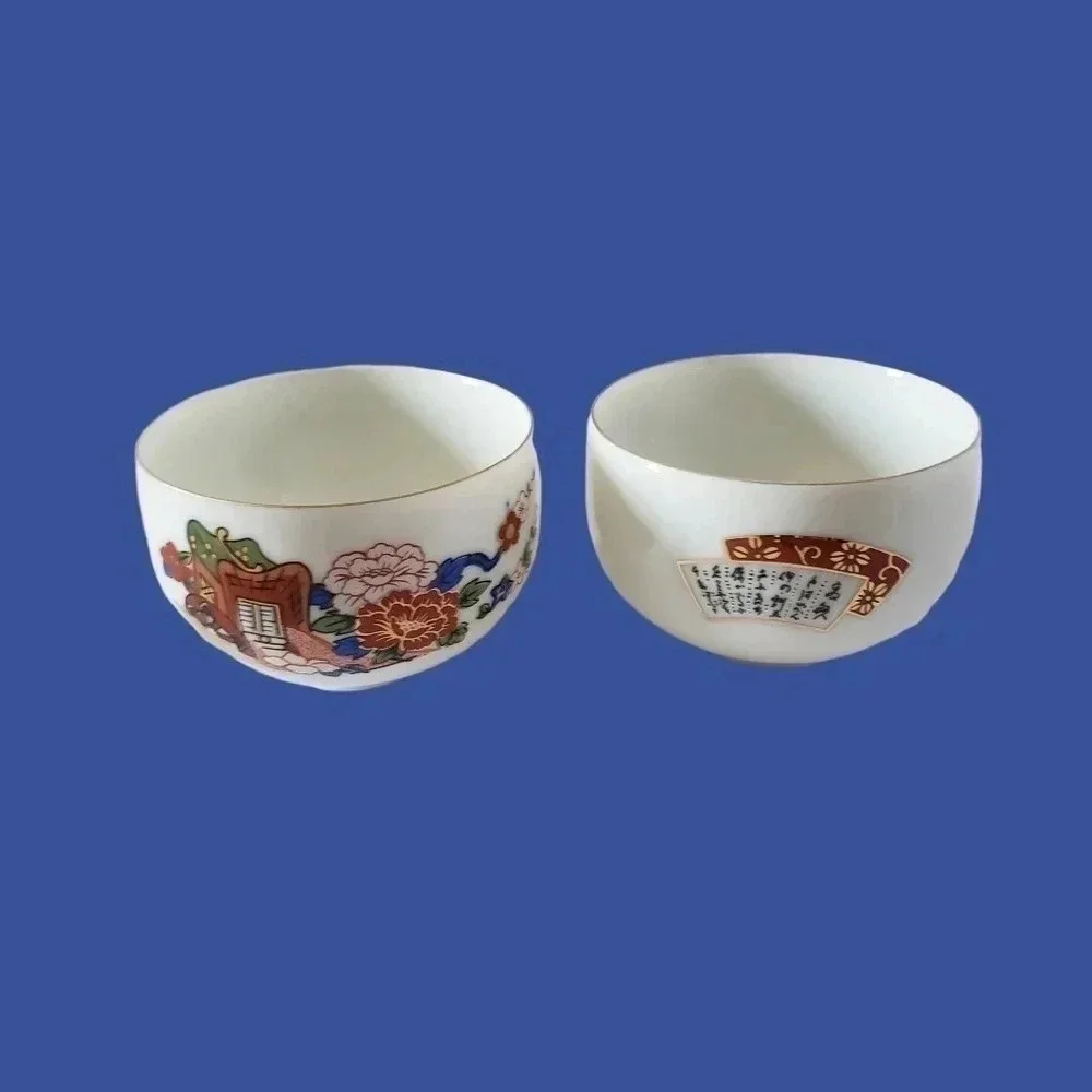 Porcelain set of 5 teapot and cups